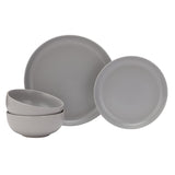 Habitat 12pc Matte Grey Dinner Set