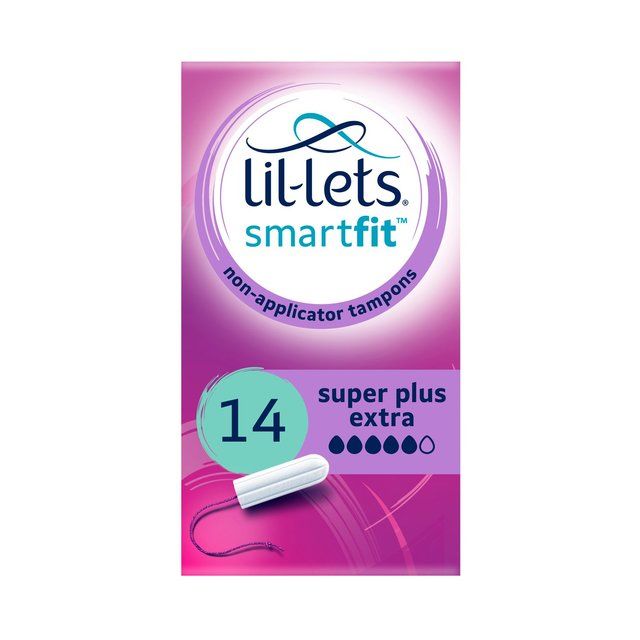 Lil-Lets Super Plus Extra Non-Applicator Tampons   14 per pack GOODS M&S   