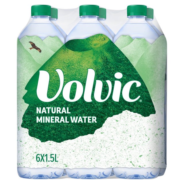 Volvic Still Mineral Water   6 x 1.5L GOODS M&S   