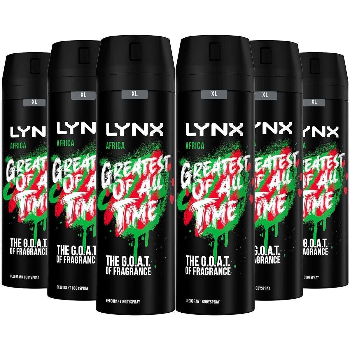 Lynx Body Spray Africa, 6 x 200ml GOODS Costco UK