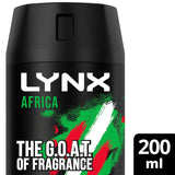 Lynx Body Spray Africa, 6 x 200ml GOODS Costco UK