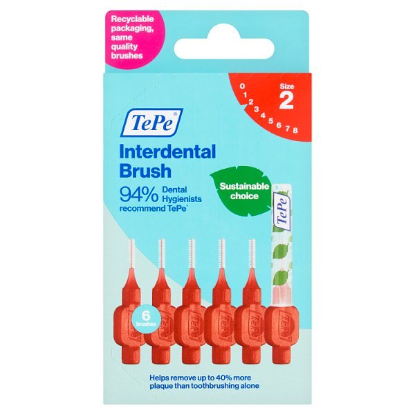 TePe Interdental Brush 0.5mm ISO Size 2 GOODS Superdrug   