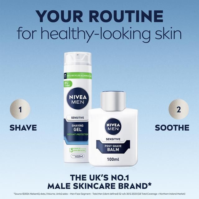 NIVEA MEN Sensitive Post Shave Balm with 0% Alcohol    100ml GOODS M&S   