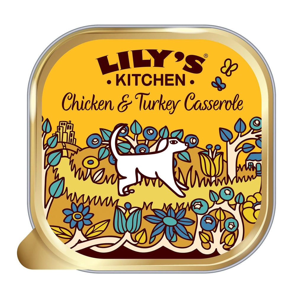 Lily's Kitchen Proper Food for Dogs Chicken & Turkey Casserole 150g