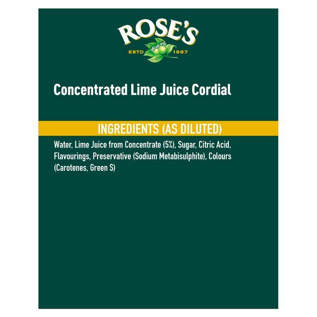 Rose's Lime Juice Cordial   1L GOODS M&S   