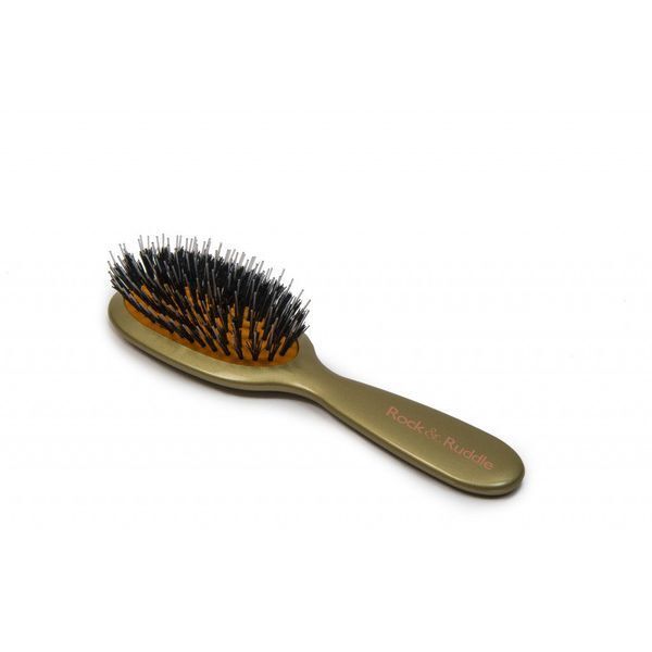 Rock & Ruddle Gold Small Synthetic Bristle Hairbrush GOODS Superdrug   