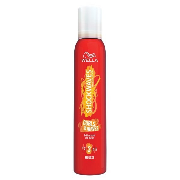 Wella Shockwaves Curls and Waves Mousse, 200 ml