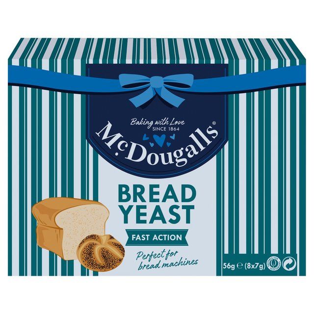 McDougalls Fast Action Dried Yeast Sachets   8 x 7g