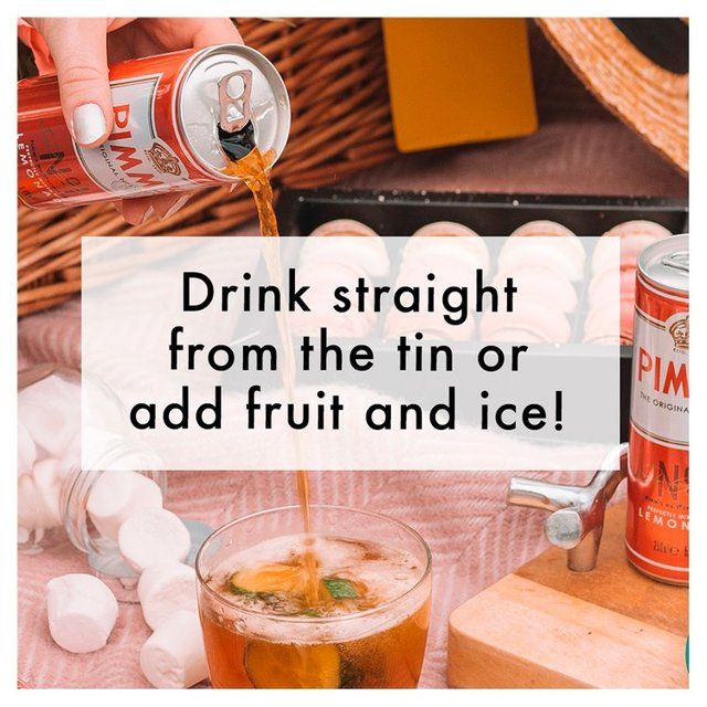 Pimm's No. 1 Cup & Lemonade Ready to Drink   250ml GOODS M&S   