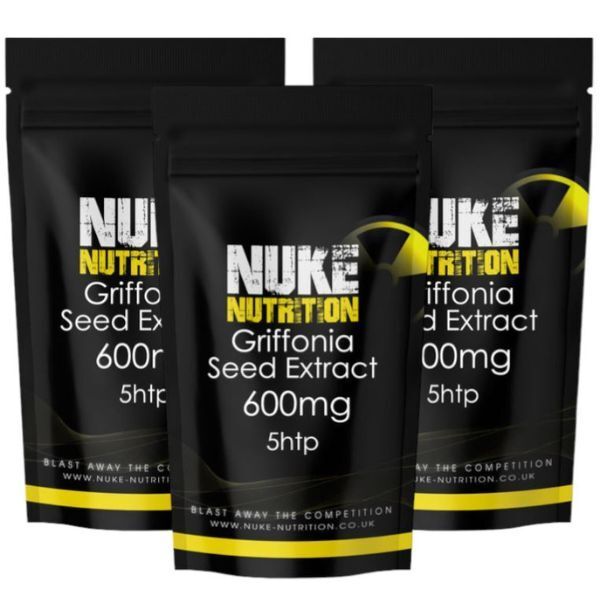 Nuke Nutrition Griffonia Seed Extract 5HTP 600mg - 180ct