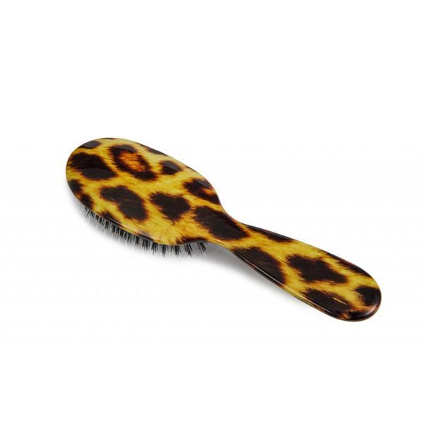 Rock & Ruddle Leopard Print Small Pure Bristle Hairbrush