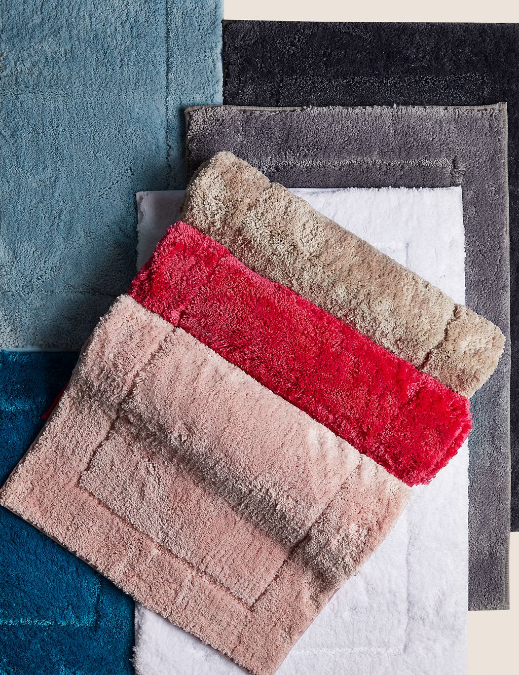 Super Soft Quick Dry Bath Mat Bathroom M&S   