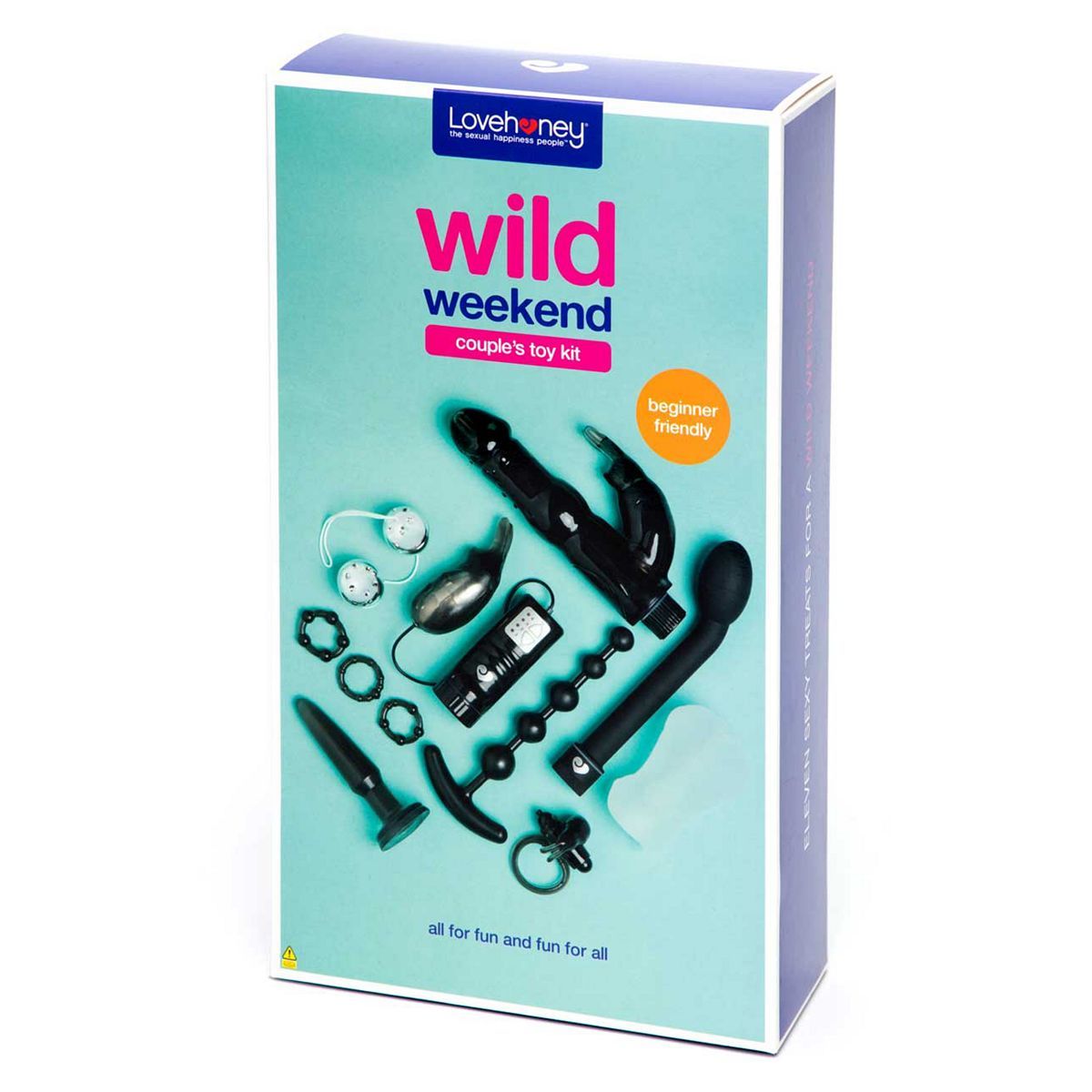 Lovehoney Wild Weekend Mega Couples' Sex Toy Kit GOODS Boots   