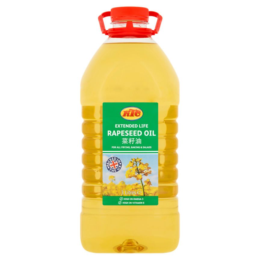 KTC Extended Life Rapeseed Oil 3 Litres GOODS ASDA   