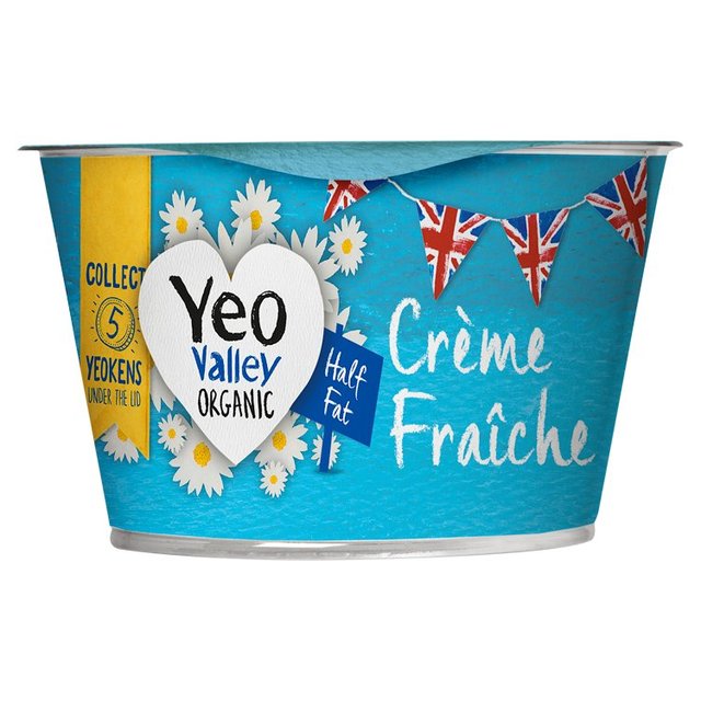 Yeo Valley Organic Half Fat Creme Fraiche   200g