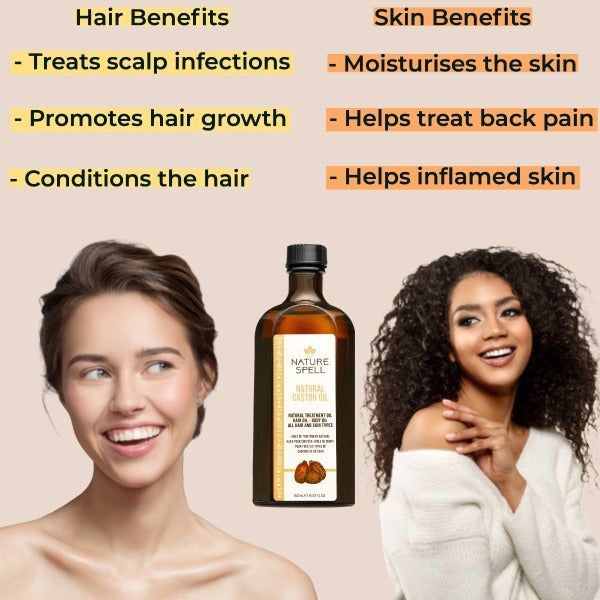 Nature Spell Castor Treatment Oil For Hair & Body GOODS Superdrug   