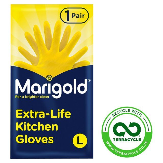 Marigold Extra Life Kitchen Gloves Large   1pair