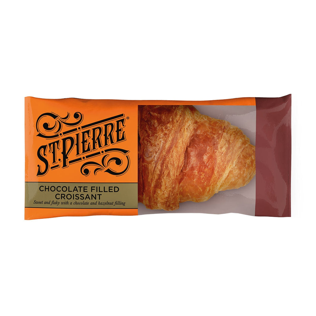 St. Pierre Chocolate Filled Croissant, 16 x 55g