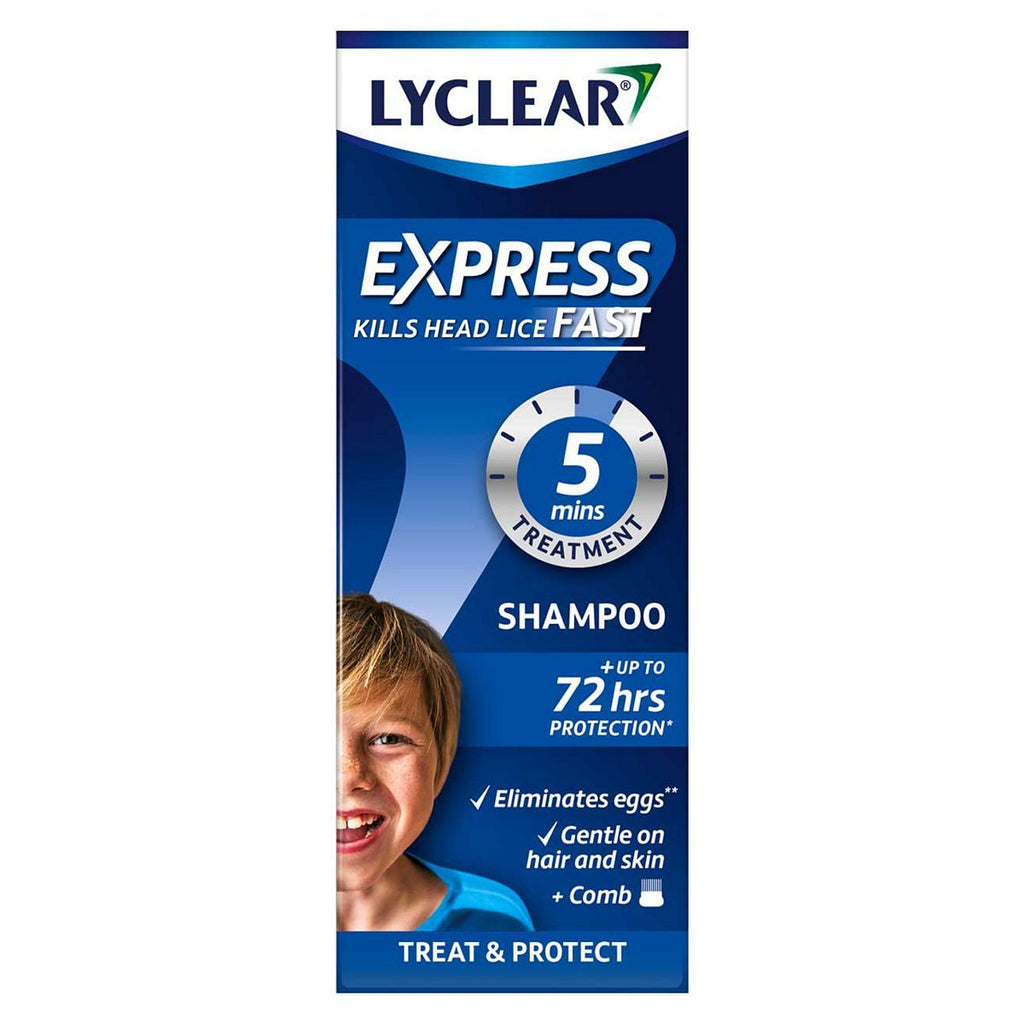 Lyclear Express Treat & Protect Head Lice Shampoo 200ml