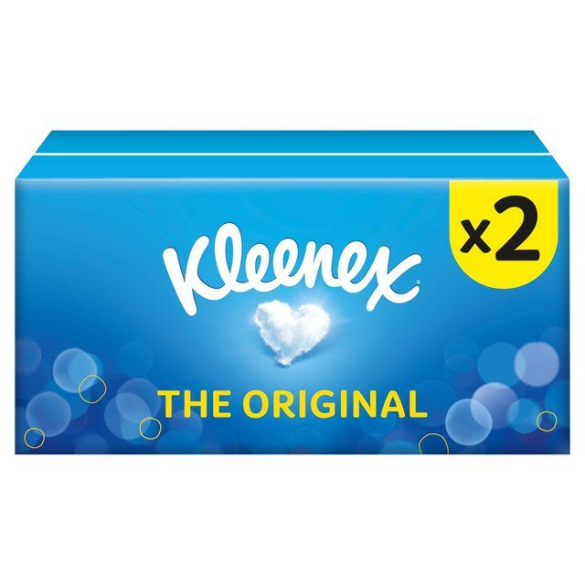 Kleenex The Original Facial Tissues - Twin Box   2 x 64 per pack GOODS M&S   