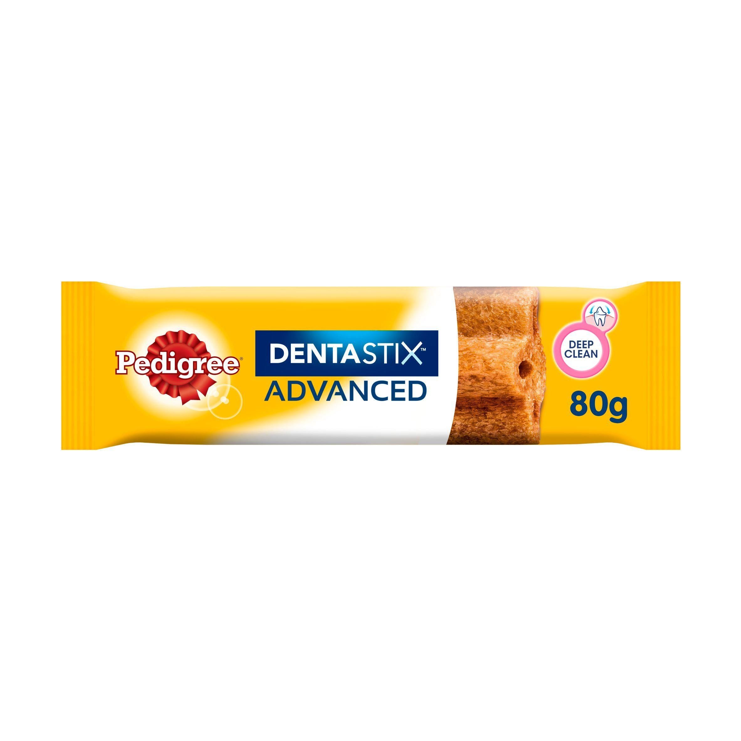 Pedigree Dentastix Advanced Medium Dog Treat Chicken Dental Chew x1 80g Dog chews Sainsburys   