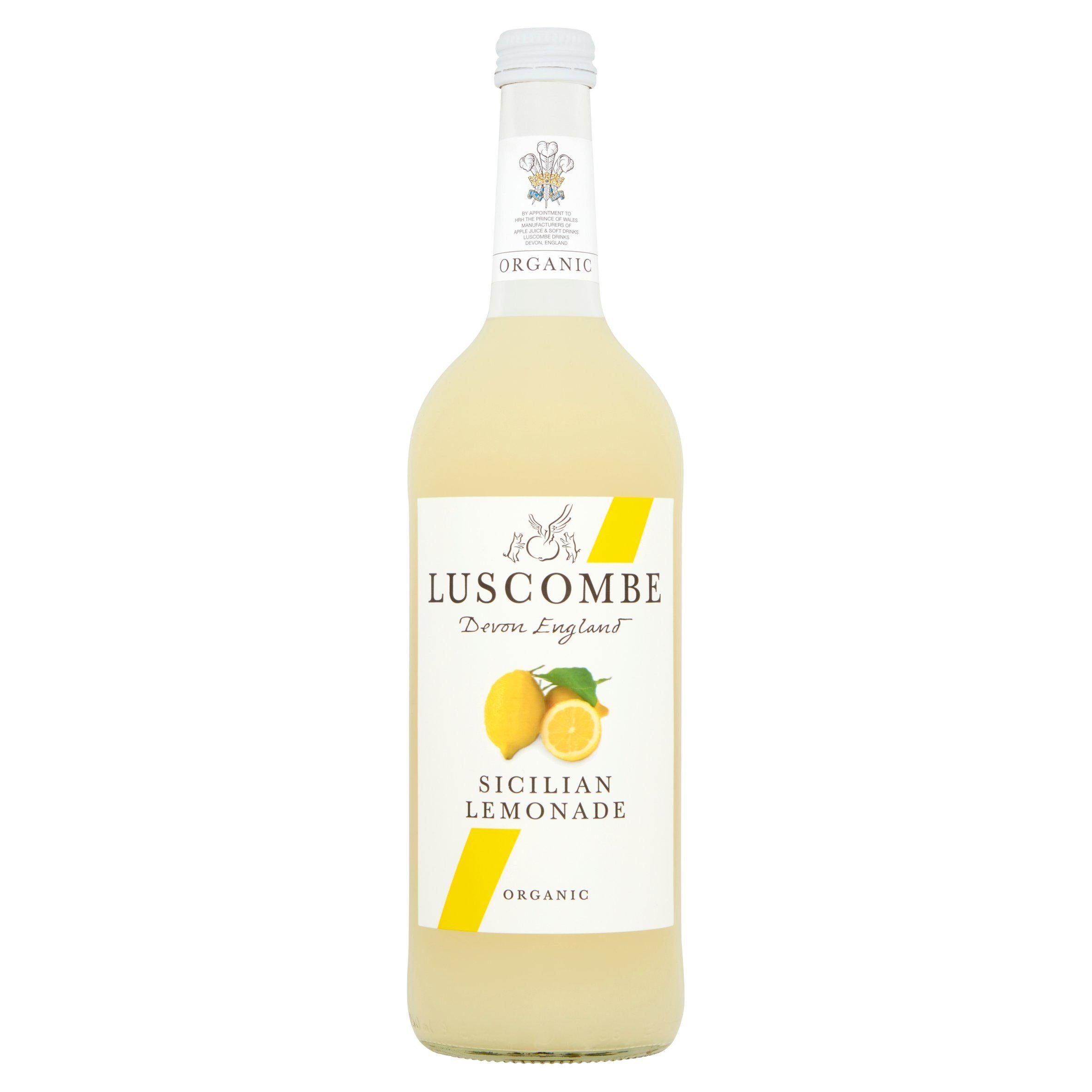 Luscombe Organic Sicilian Lemonade 74cl Fruit flavoured Sainsburys   