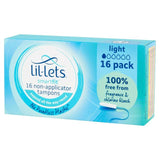 Lil-Lets SmartFit Non-Applicator Tampons Lite   16 per pack GOODS M&S   