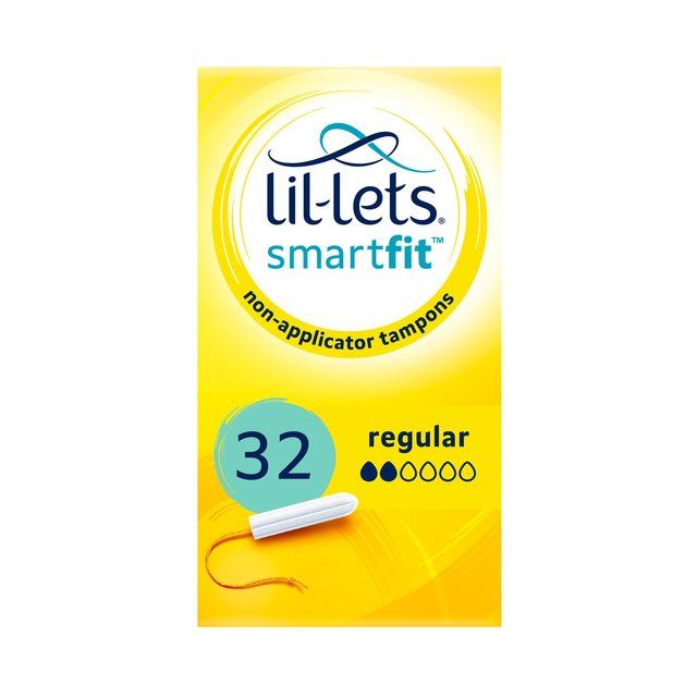 Lil-Lets Non-Applicator Tampons Regular   32 per pack