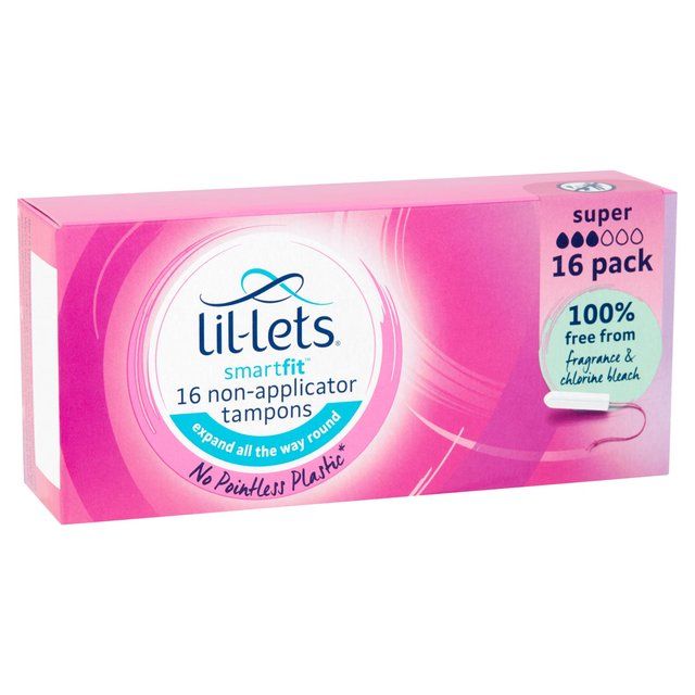 Lil-Lets Super Non-Applicator Tampons   16 per pack GOODS M&S   