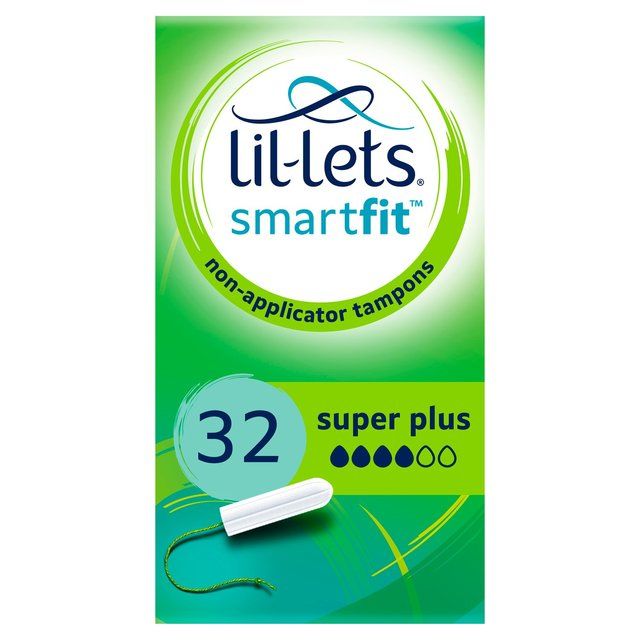 Lil-Lets Non-Applicator Tampons Super Plus   32 per pack