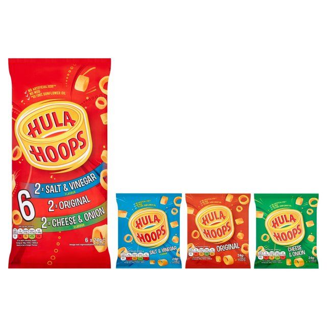 Hula Hoops Variety Multipack Crisps   6 per pack