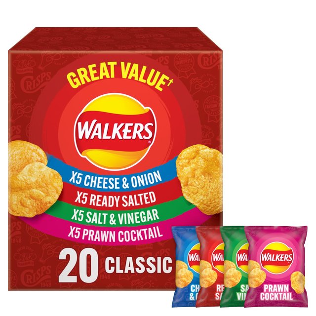 Walkers Classic Variety Multipack Crisps   20 per pack GOODS M&S   