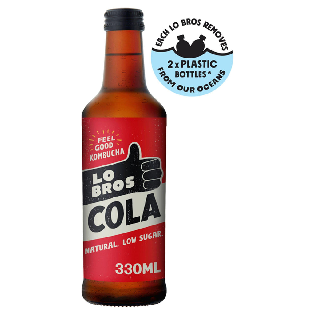 Lo Bros Low Sugar Cola Kombucha 330ml