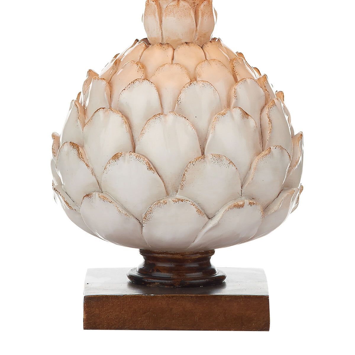 Layer Artichoke Cream Table Lamp with Pleated Shade