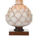 Layer Artichoke Cream Table Lamp with Pleated Shade