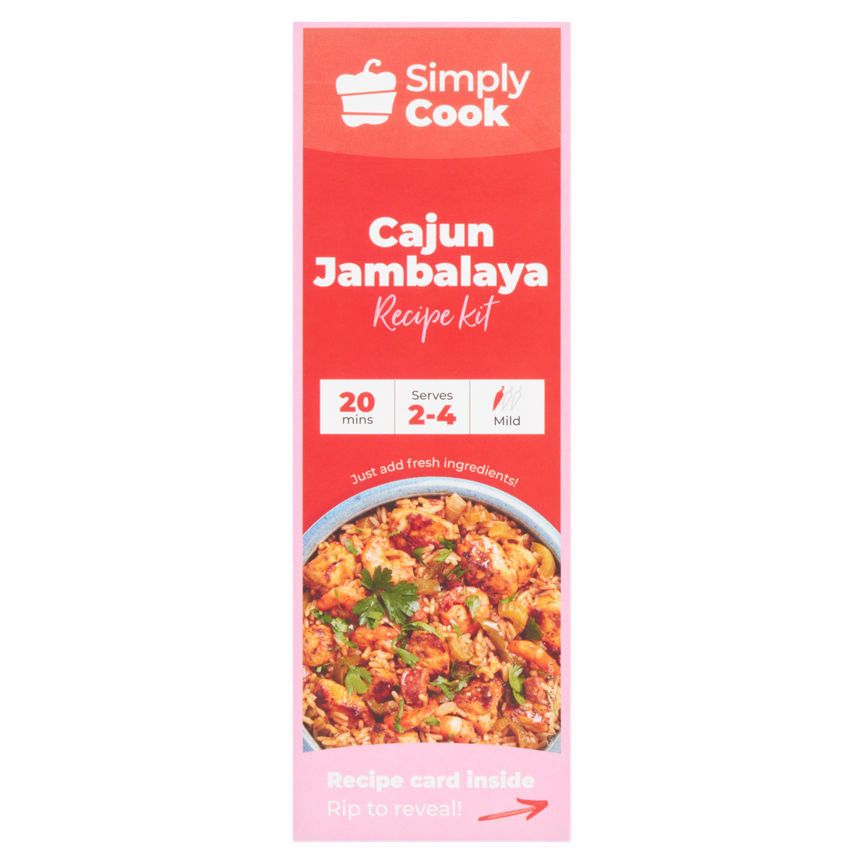 Simply Cook Cajun Jambalaya Recipe Kit 60g