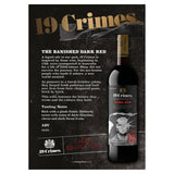 19 Crimes The Banished Dark Red   75cl