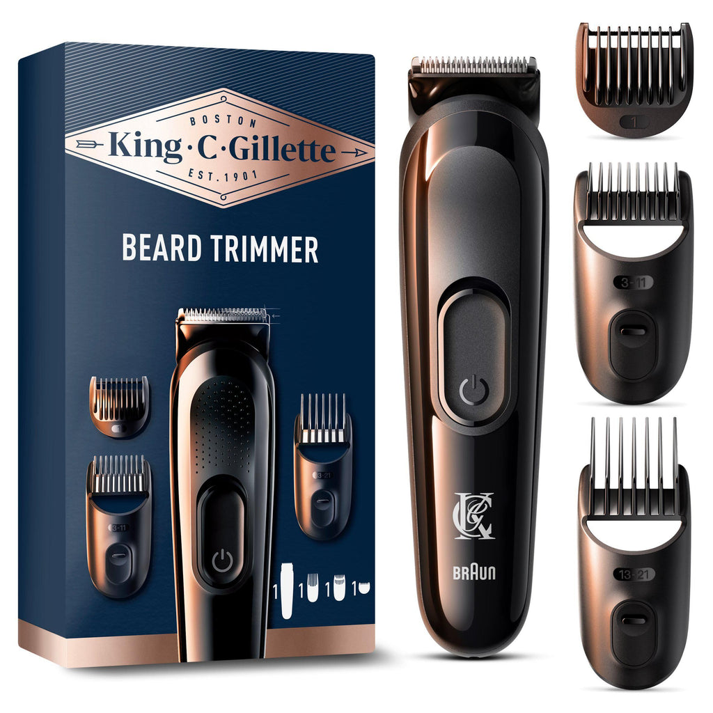 King C Gillette Cordless Men’s Beard Trimmer/Hair Clipper Kit