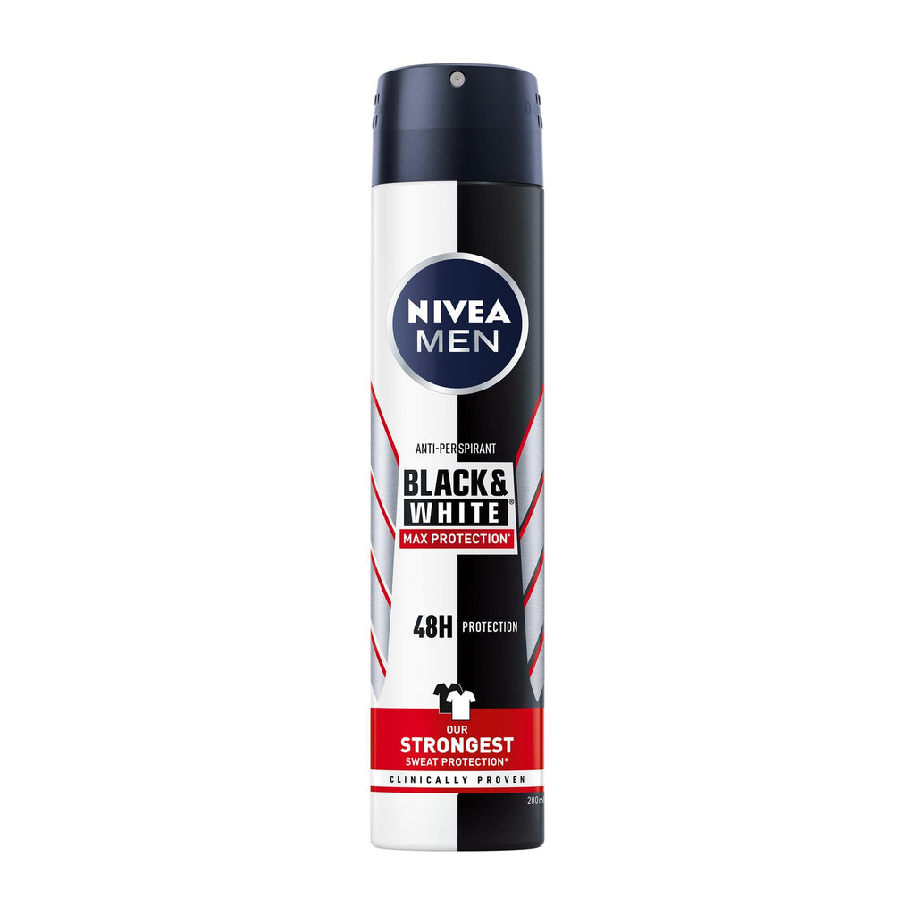 NIVEA Men Black & White Max Protection Anti-Perspirant Deodorant 200ml