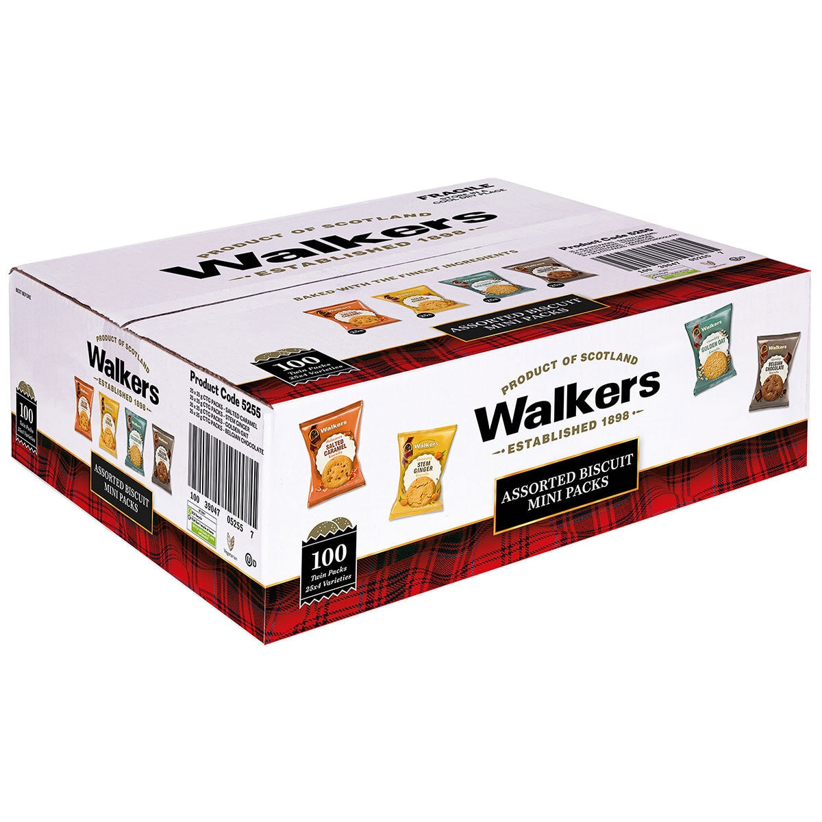 Walkers Assorted Biscuits Mini Packs, 100 x 25g GOODS Costco UK