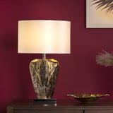 Syracuse Mercury Glass Table Lamp with Cream Shade GOODS Costco UK