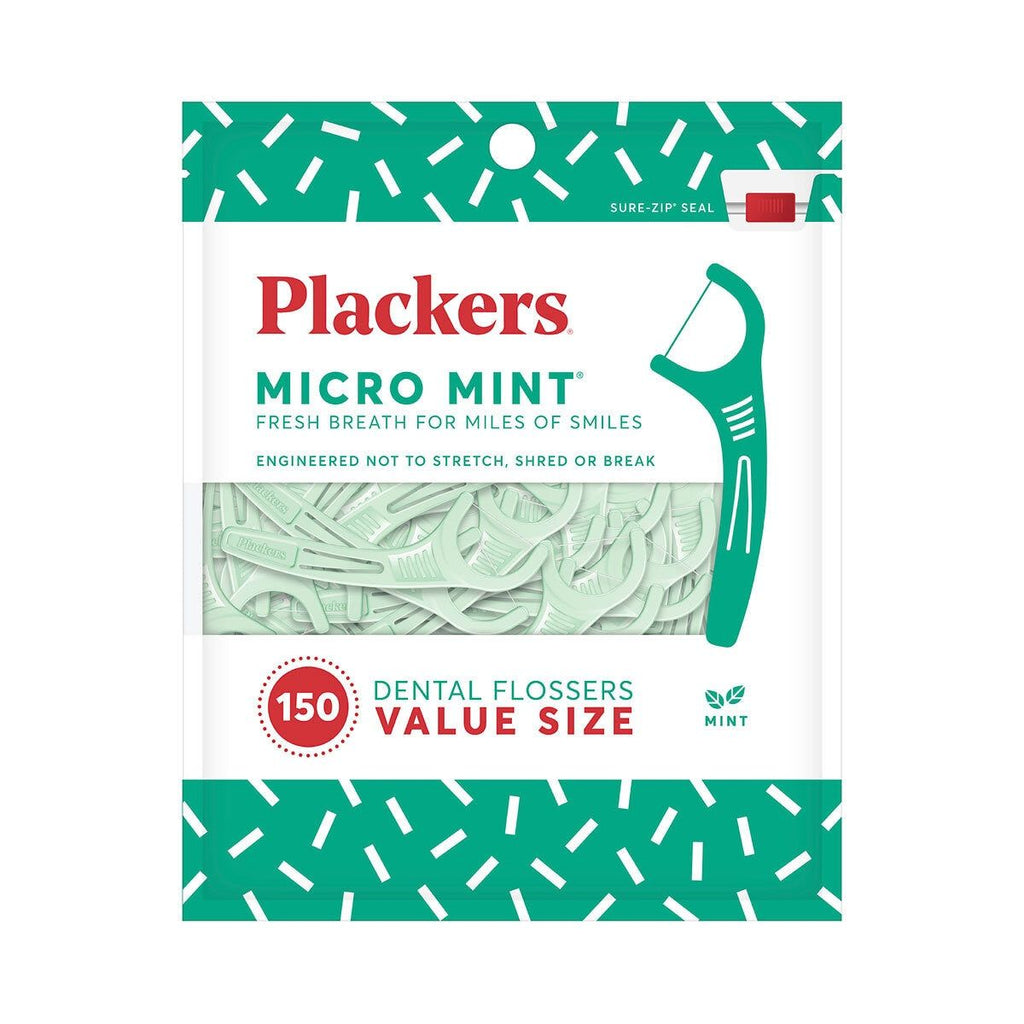 Plackers Micro Mint Flossers, 600 Pack