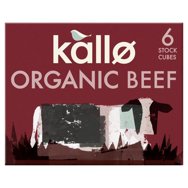 Kallo Organic Beef Stock Cubes   6 x 11g