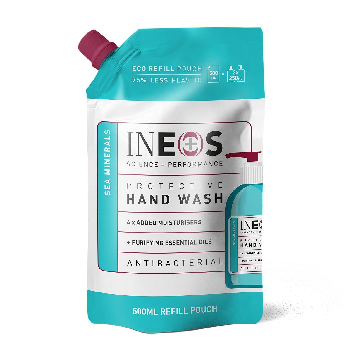 INEOS Protective Hand Wash with Sea Minerals 500ml Refill