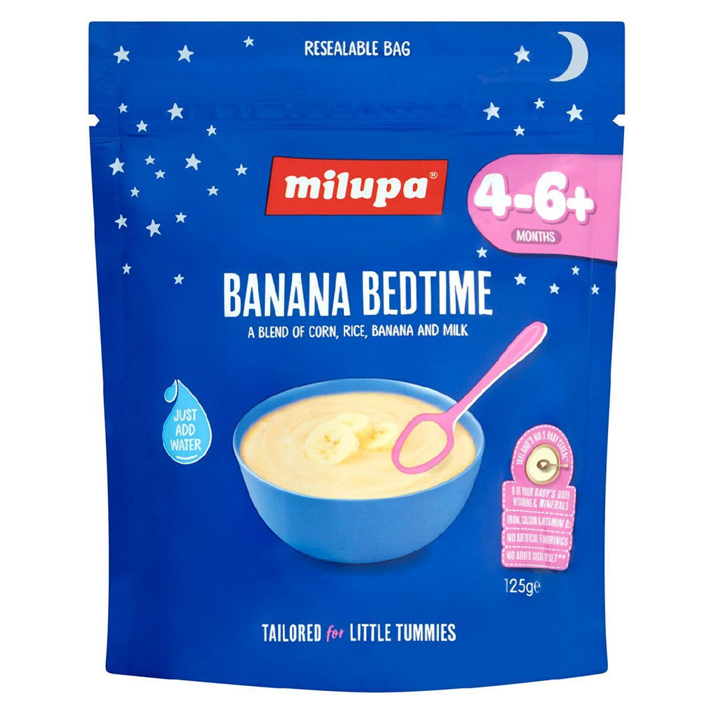 Milupa Banana Bedtime Baby Cereal 4-6+ Months 125g