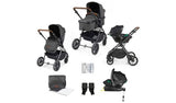 Ickle Bubba Cosmo i-Size &amp; Isofix Travel System - Grey