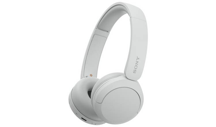 Sony WH-CH520 On-Ear Wireless Bluetooth Headphones - White