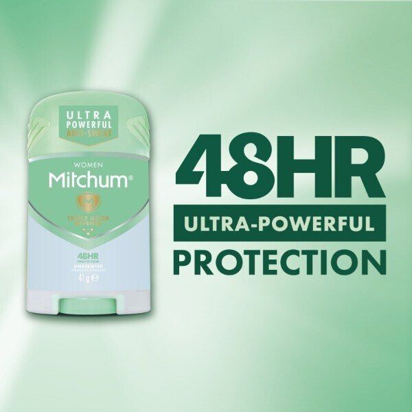 Mitchum Smart Solid Unscented Anti-Perspirant Deo 42g