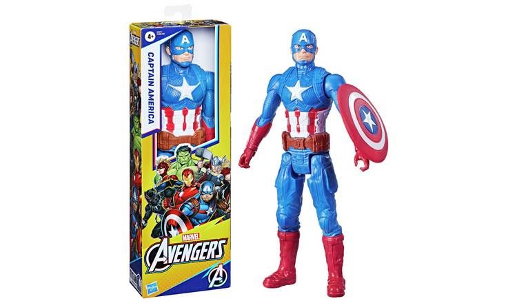 Marvel Avengers Titan Hero Captain America Action Figure GOODS Argos