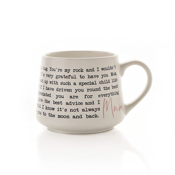 Moments Stoneware Mug - Mum